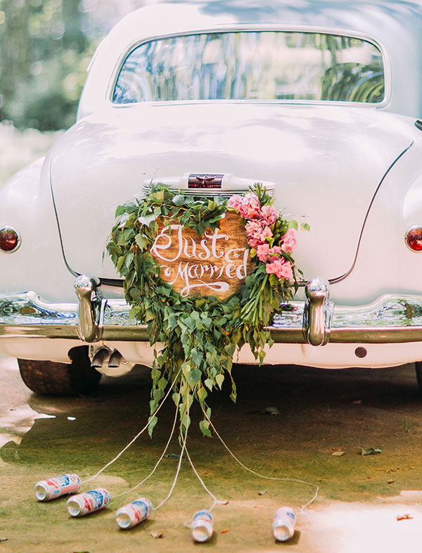 Свадебная машина just married